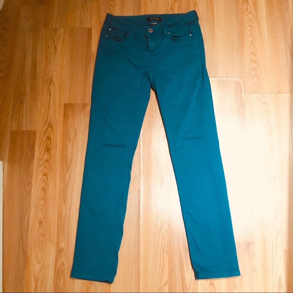 White House Black Market Teal Jeans — Sz. 0R